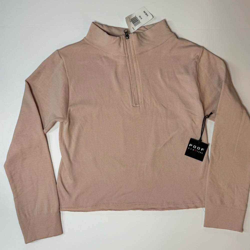 Poof New York stretchy half zip